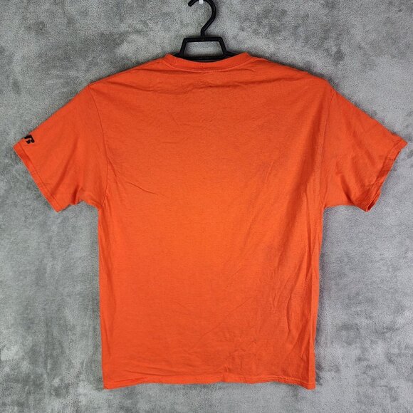 Mens Orange Russell Athletic Shirt OSU White Logo Short Sleeve Crew Neck Size L - Picture 7 of 11